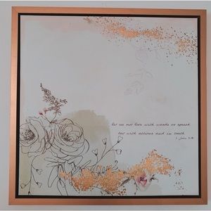 “Let us not love with words or speech… but with actions and in truth” John 3:18